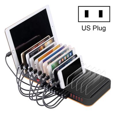 WLX-815 100W 15 Ports USB Station de Recharge Rapide Chargeur Intelligent avec Support pour Téléphone et Tablette, Prise UE