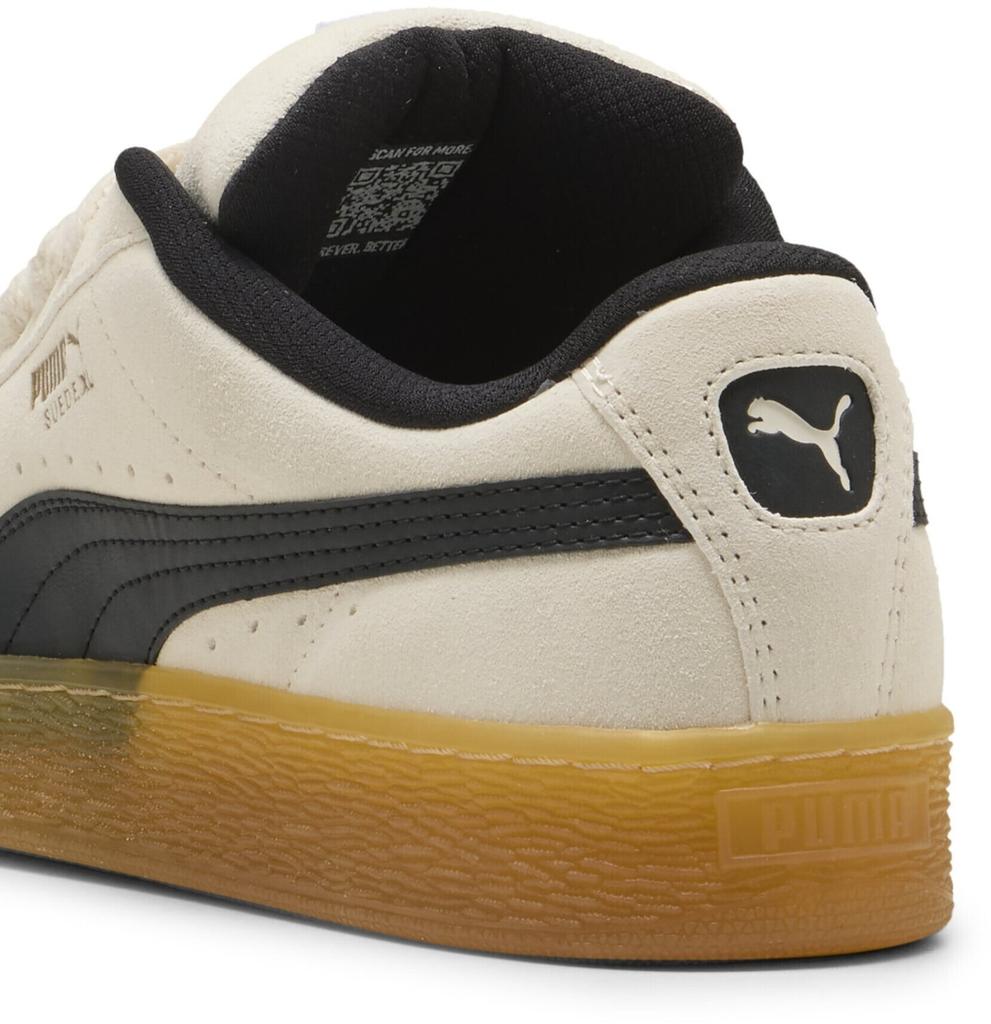 Puma Suede XL Dark Risk Trainers (401348) alpine snow/puma black