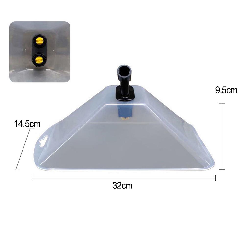 Electric For Garden Sprayer Nozzle with Windproof Shield Fan Shaped Spray for Effective and Even Water Distribution