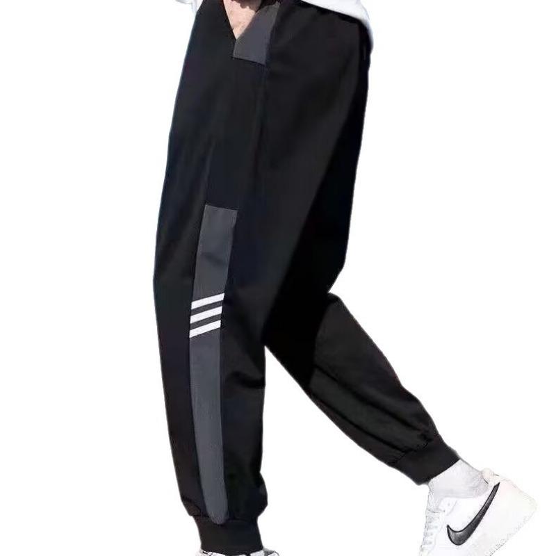 New Loose Casual Pants Men's Trend Versatile Pants Summer Thin Pendant Wide-leg Trousers