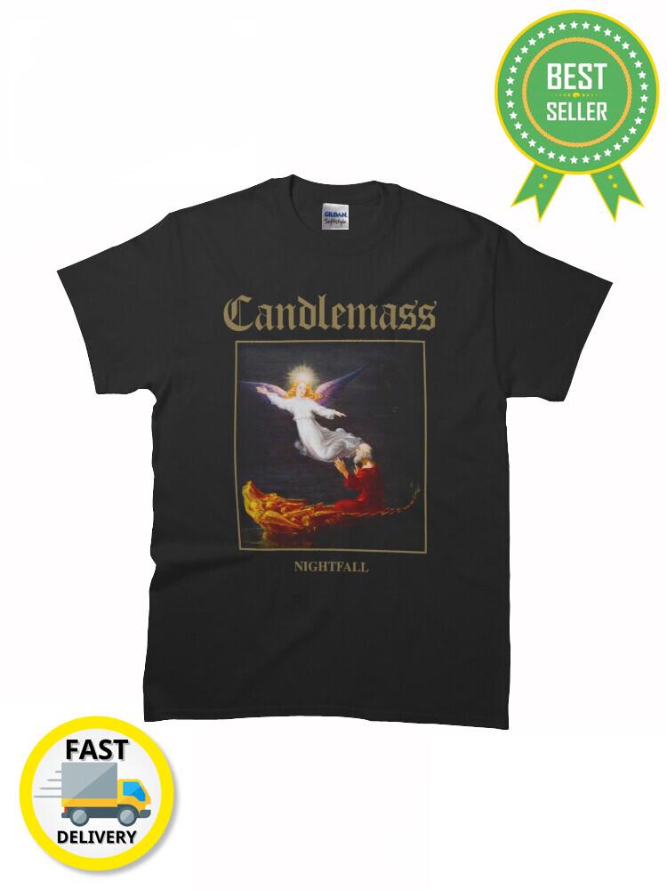 New Candlemass Nightfall Gothic Stone Classic MAN WOMAN T-Shirt Size S To 5XL