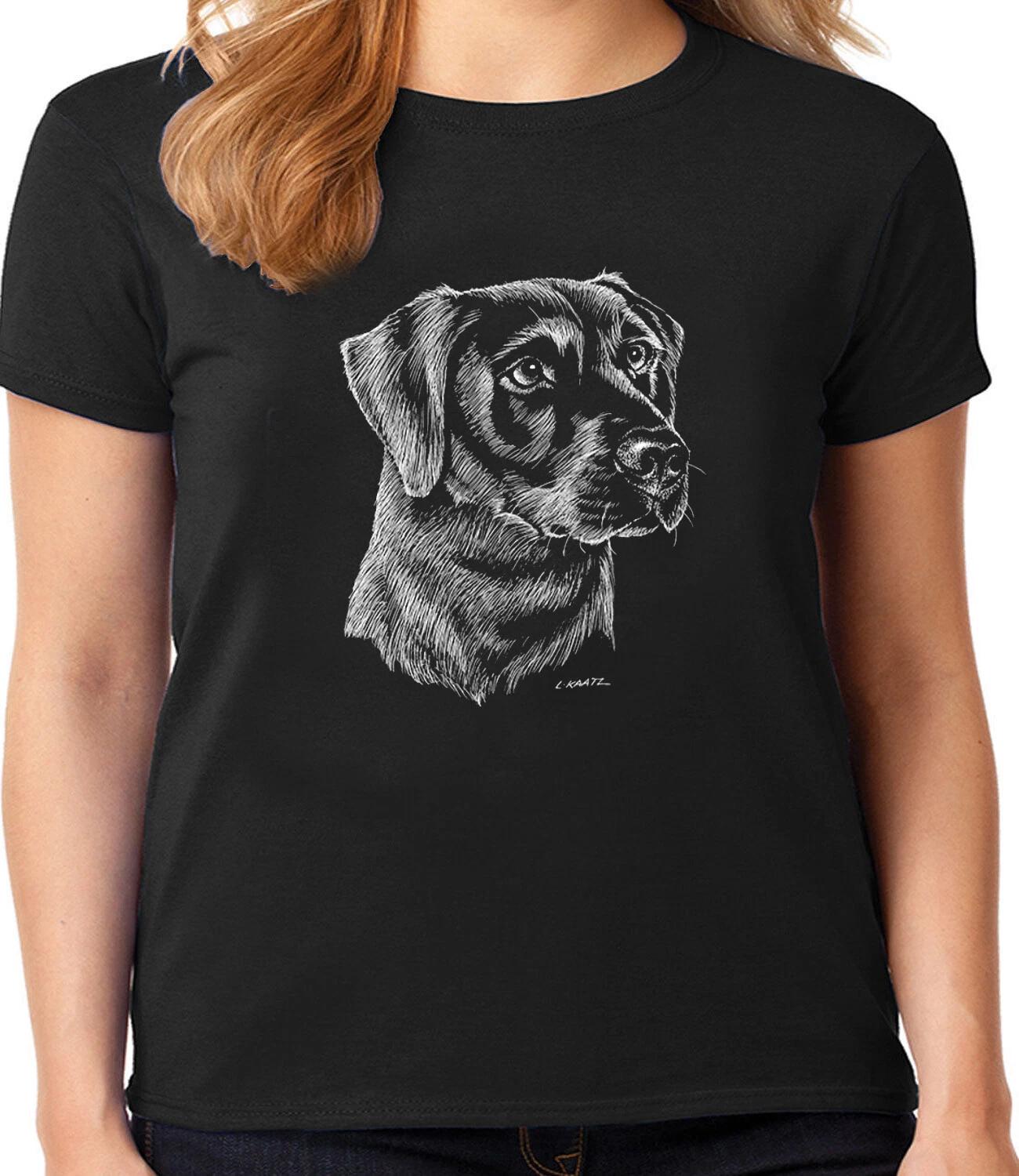 Labrador Retriever T-shirt for Women Ladies Tee Dog Breed Black Lab Gifts XXXXL