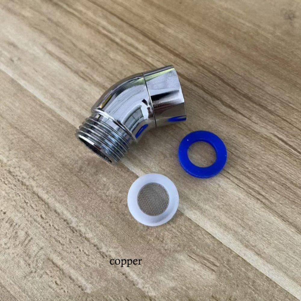2pcs Easy To Use Handheld Showerhead Connector Elbow Adapter Shower Angle Controller  Kitchen