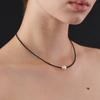 Noir Pearl Necklace (silver925)