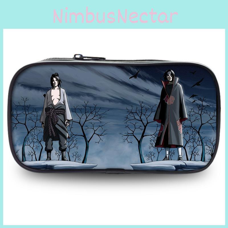 Naruto Anime Character Print Student Single Layer Stationery Storage Bag For School And Home Use