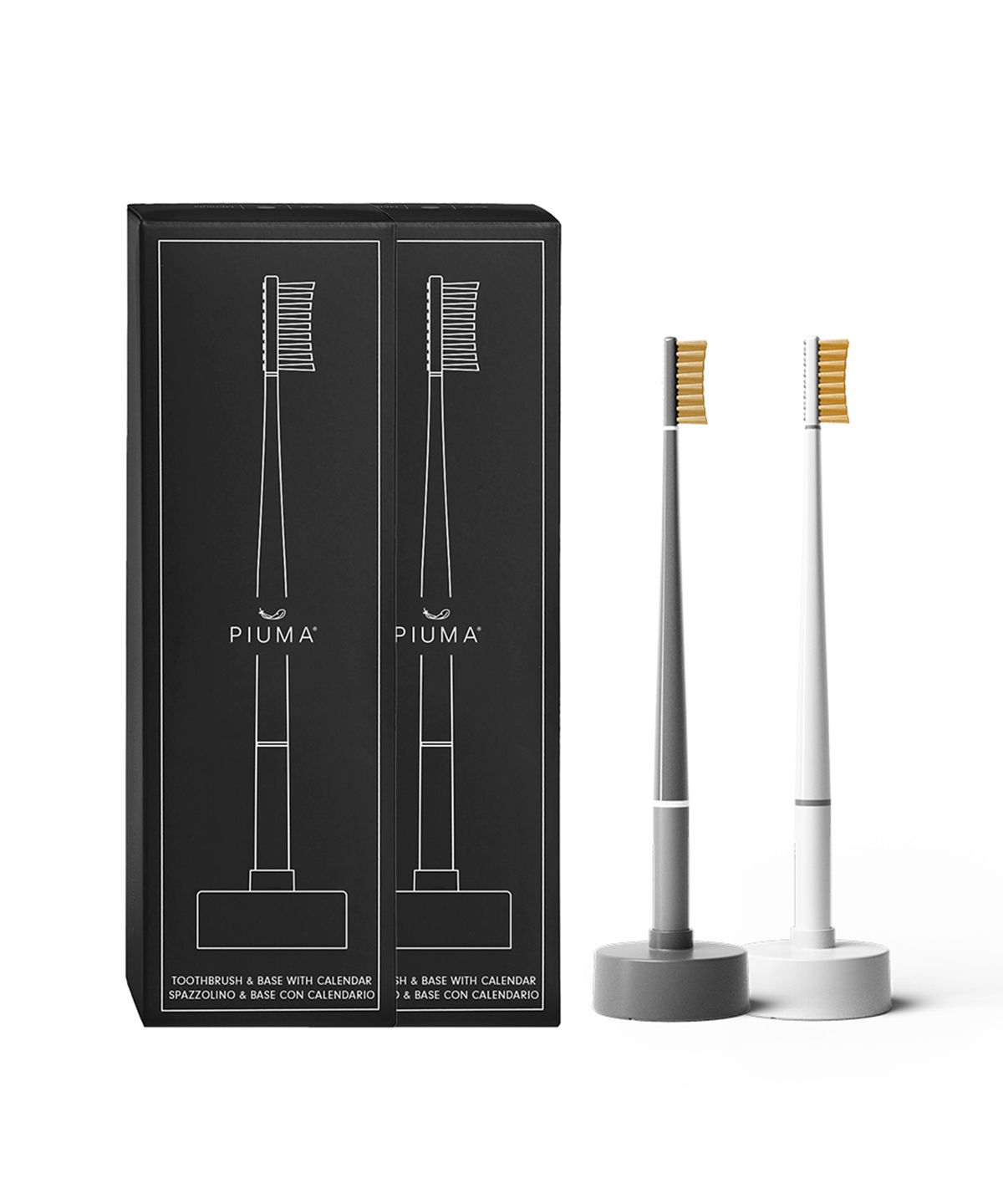 Toothbrush & Needle Duo Set Whitening Berry Magenta
