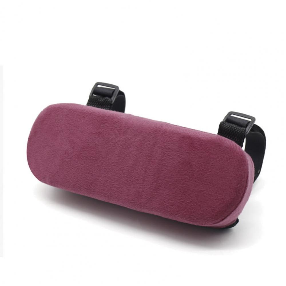 

2pcs Universal Fit Armrest Cover Cushion Soft Material Arm Pressure Relief Desk Chair фиолетовый