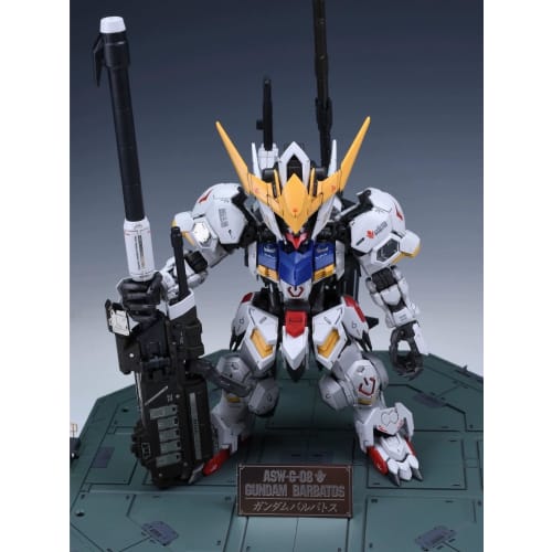 

MGSD Gundam Barbatos Custom Detail Up High-Quality Stainless Steel Parts with Water-Transfer Decals
