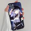 Pretty V-Vladilena Milize Anime 86 Eighty Six Phone Case Cool Black Silicone Soft For IPhone 16 15 14 13 12 11 X XR Plus Pro Max