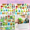 Plants Vs Zombies Childrens Toy Set With Storage Box 22 Pieces For Creative Play And Gift