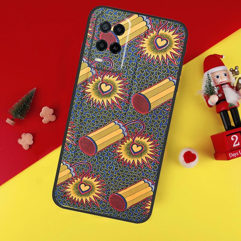 African Wax Print Design Case For Oppo A5 A6 Pro A15 A57 A17 A54 A74 A94 A76 A16 A96 A40 A60 A80 A18 A38 A58 A78 A98