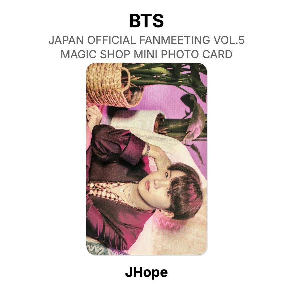 BTS JAPAN OFFICIAL FANMEETING VOL.5 MAGIC SHOP MINI PHOTO CARD Official Photocard