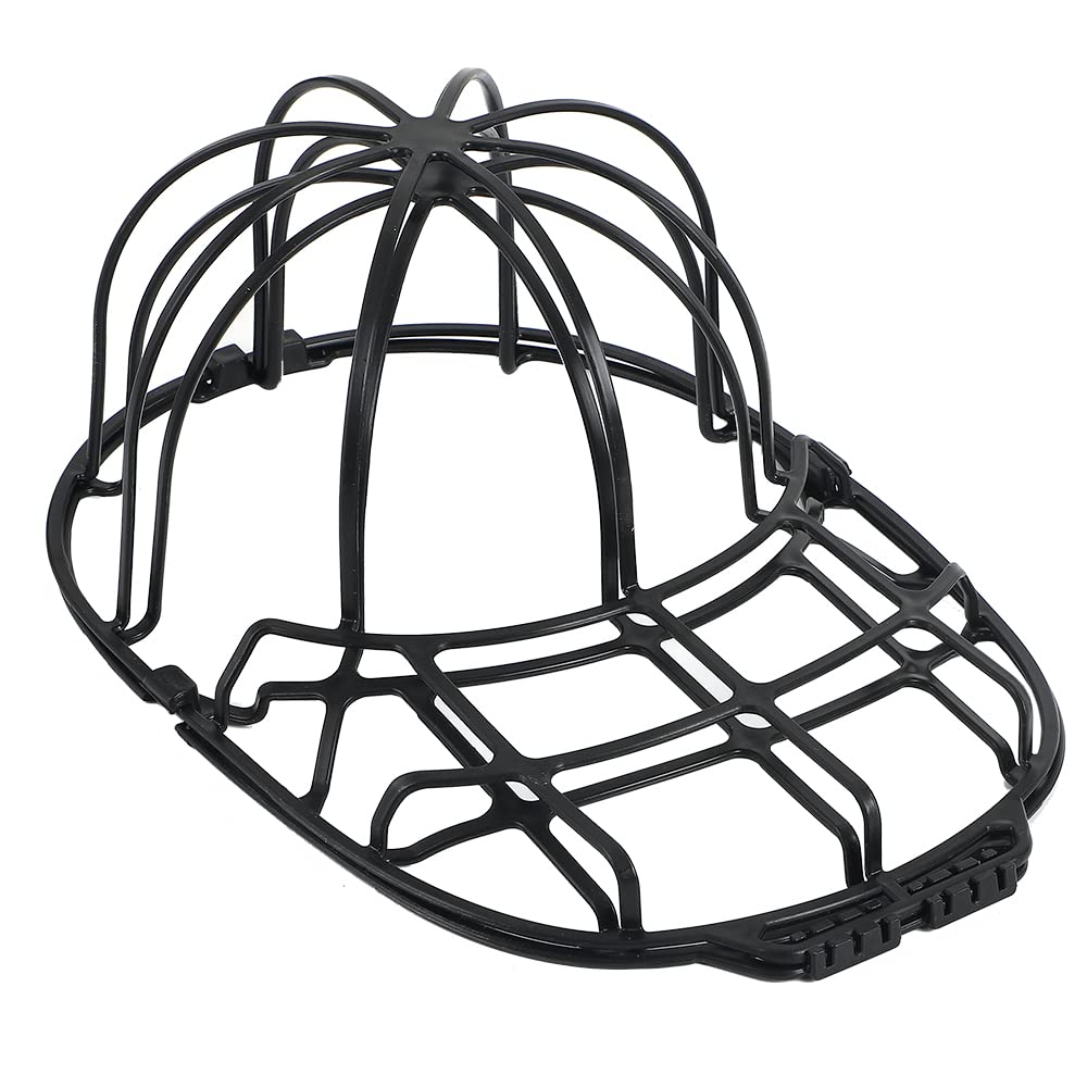 

AllBright Cap Washer, Washing Net for Caps, Hats, and Baseball Caps, Prevents Damage, Color Fading, and Shape Loss, Machine Washable (Black)