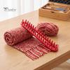 Adjustable Peg Loom Long Knitting Hook Set, Beginner for DIY Hat Rectangular Set Scarf Shawl, Plastic Yarn Weaving with Crochet