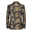 Men's Casual Boutique Business Blazer Personalized Bronzing Design Evening Dress Suit Male Slim Fit Blazers Jacket Coat