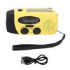 Solar Emergency Radio Hand Crank Portable NOAA Weather Radio with AM FM LED Lights SOS Alarm Cell Ph
