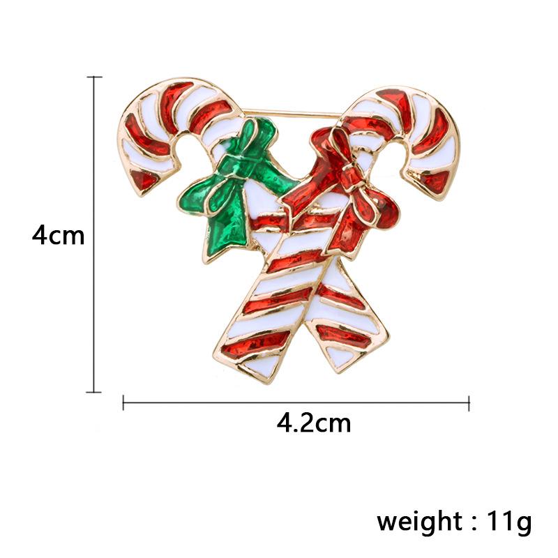 Christmas Brooch Set Santa Snowman Tree Pin Popular In Europe & US | Festive Lapel Pins for Xmas Sweater Decoration Men Women Body Accessories