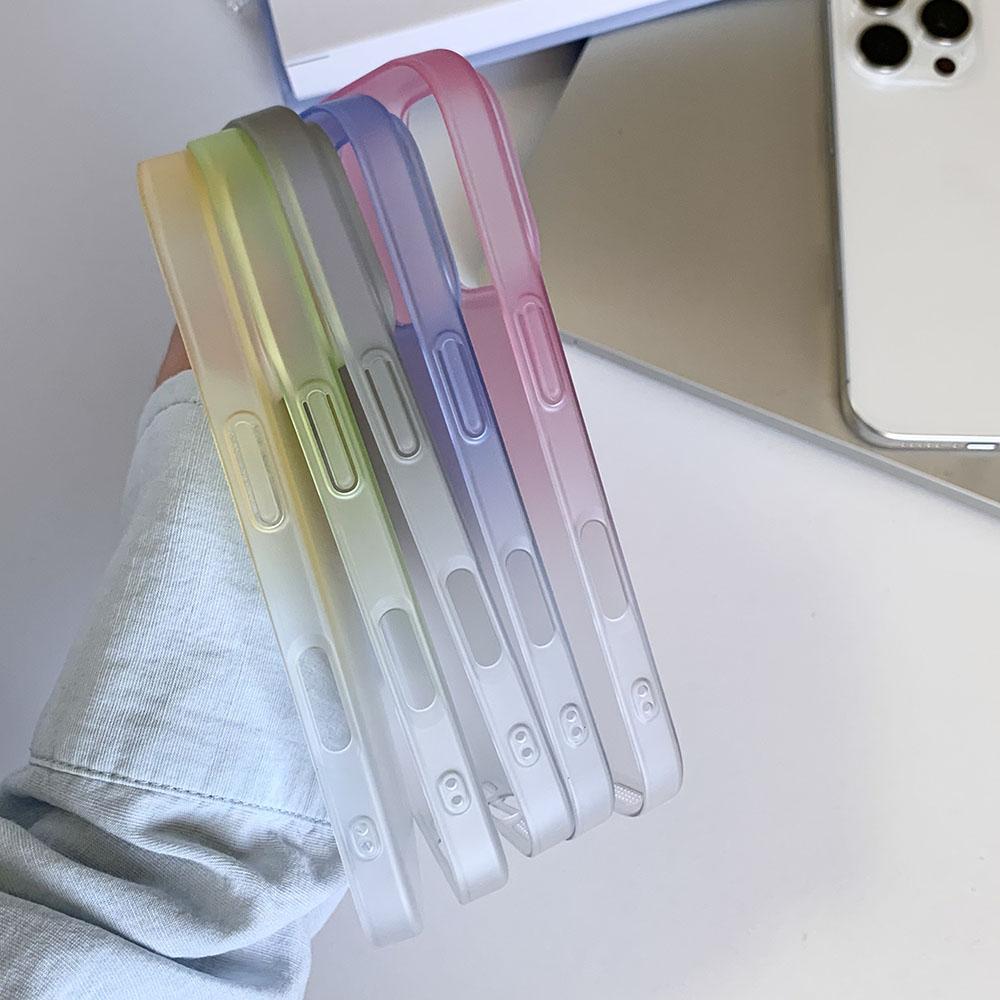 Ultra Thin Phone Case For iPhone 16 15 14 13 12 Pro Max Plus Slim Matte Translunt Bumper Back Cases Cover