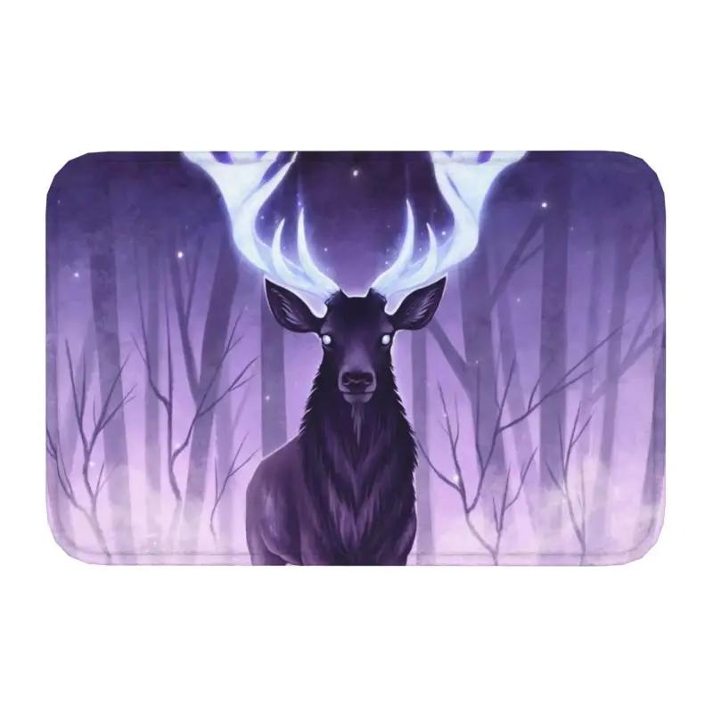 Custom Deer Doormat Mat Anti-Slip Kitchen Bath Living Room Rug Carpet 40*60cm