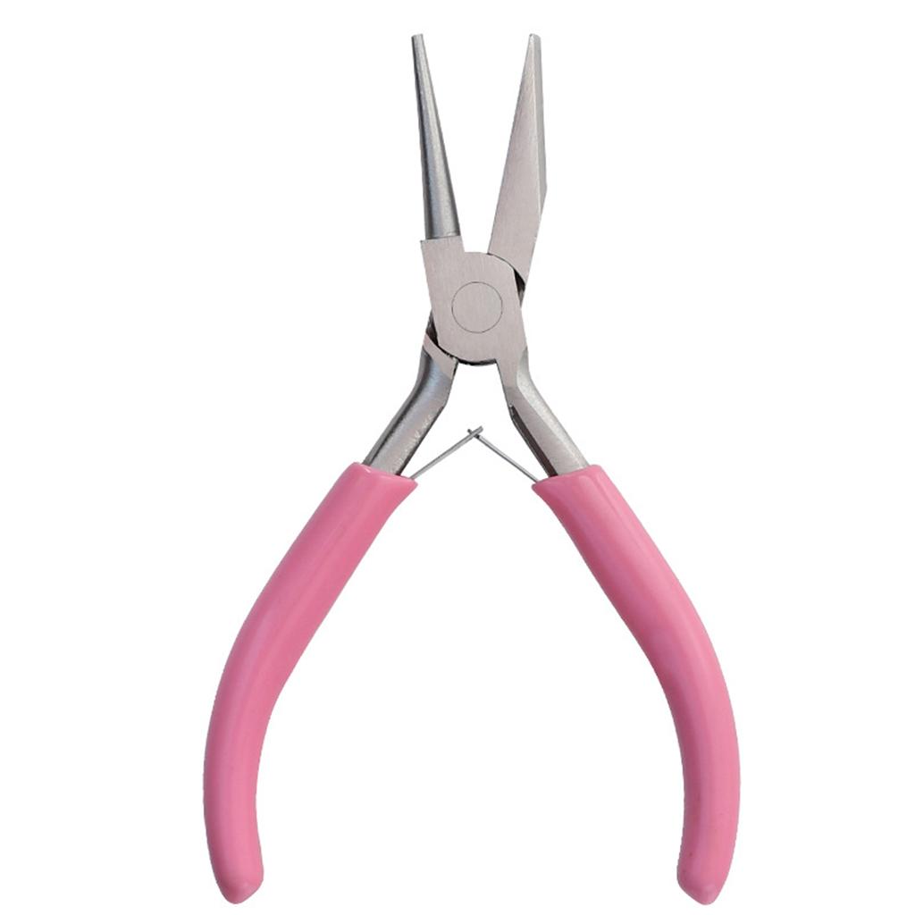 Cute Pink Anti-slip Splicing &Fixing Jewelry Pliers Tools for Jewelery Making