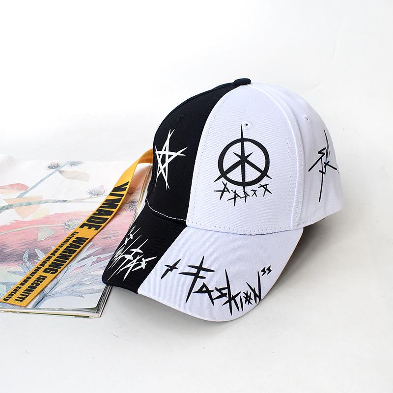 Gorra de Béisbol Trendy con Pico de Pato y Graffiti para Hombres y Mujeres - Estilo Hip Hop, para Exteriores