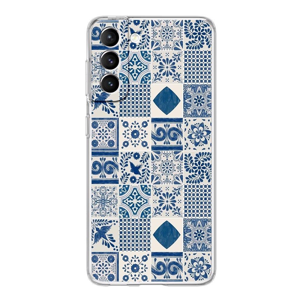 Mandala flower totem Clear Silicone Phone Case For Samsung Galaxy S23 S22 5G S20 Ultra S21 FE 5G S10E S9 S8 S10 Plus Soft Cover