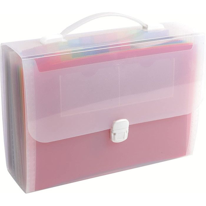 Trieur valisette avec poignée 24 compartiments pp - exacompta