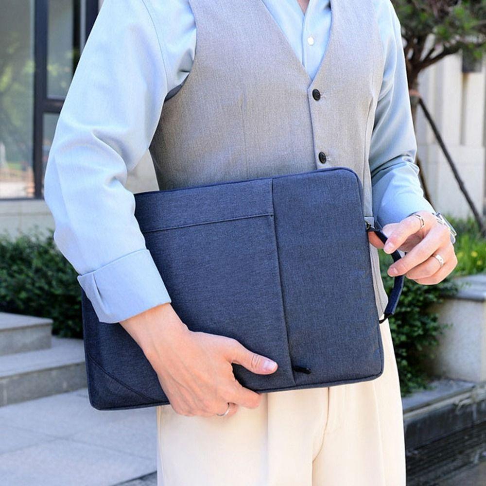 Oxford Cloth Laptop Sleeve Bag Wear-resistant Laptop Briefcase Durable Tablet Sleeve Bag  for Home