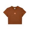 Dri-Fit ACG Comfortable Soft Skin-Friendly Fashion Quick-Dry Short Sleeve Regular T-Shirt Women Tops Light-Brown HM6085-245