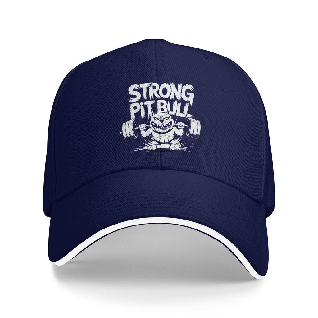 Summer Funny Strong Deadlift Bodybuilding Pitbull Baseball Cap Running Hippie Classic Design Sun Trucker Hat Baseball Caps