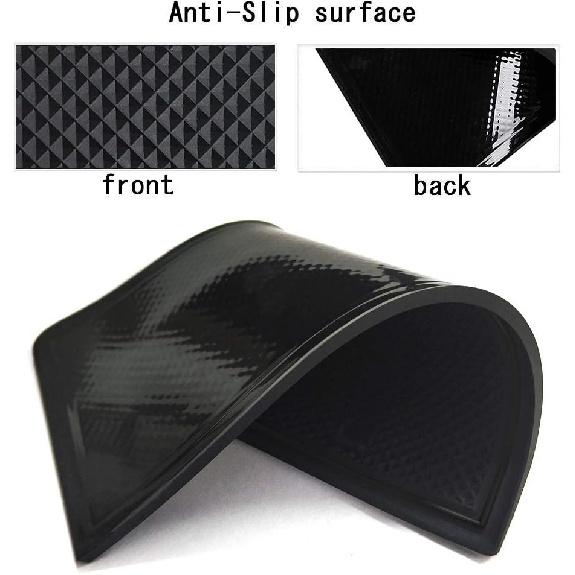 Auovo 8Pcs Anti-Dust Mats For Range Rover Evoque Accessories 2012-2018  Fit Center Console,Car Cup Holder Erts,Door Liners Interior For Land Rover
