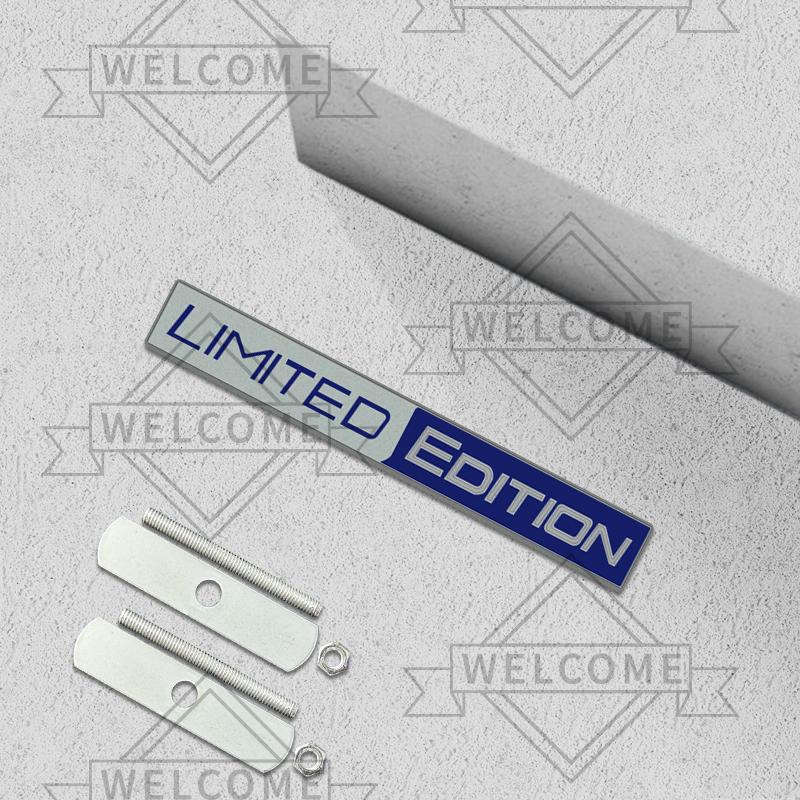 3D Car Stickers Limited Edition Grille Emblem Auto Body Badge Trunk Decal For Toyota Fiat Honda Skoda Peugeot Nissan Accessories