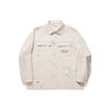 Li Ning Pattern Printed Loose Casual Jacket Men Jacket Mica-Gray AFDU299-1
