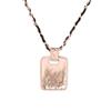 CHANEL Double C gold metal calfskin rhinestone necklace men and women same style couple model