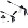 1pc High-Pressure Car Wash Gun RV Cleaning Plastic Gun Body Long Rod Nozzle Garden Hose Nozzle Garden Sprinkler Multi-Functional