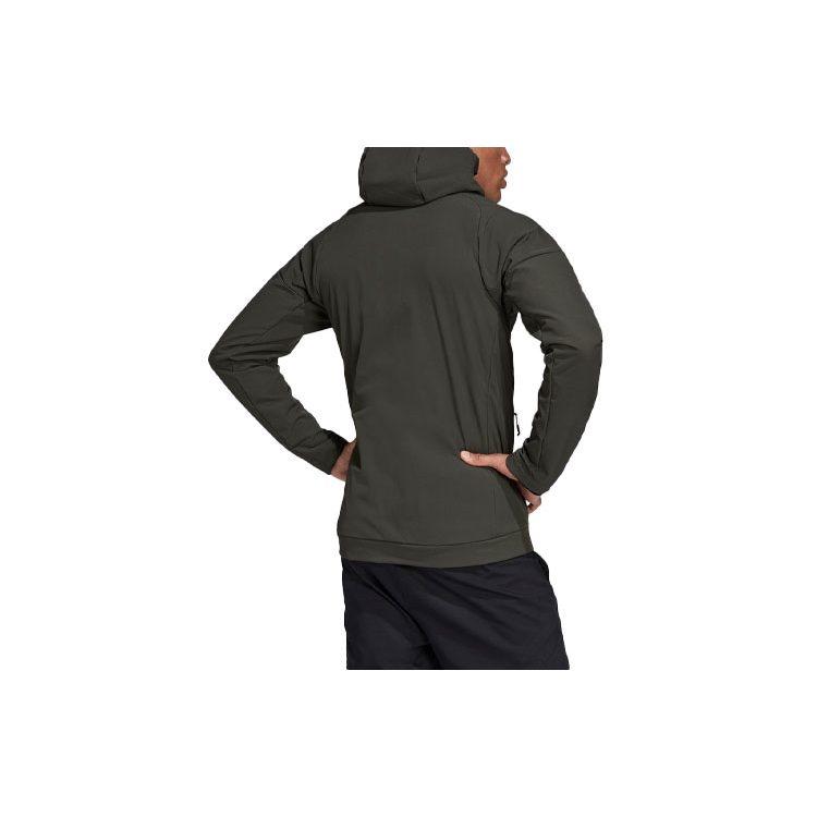 Adidas Jackets Men's Dark Brown Hooded Moderate Other GV4794