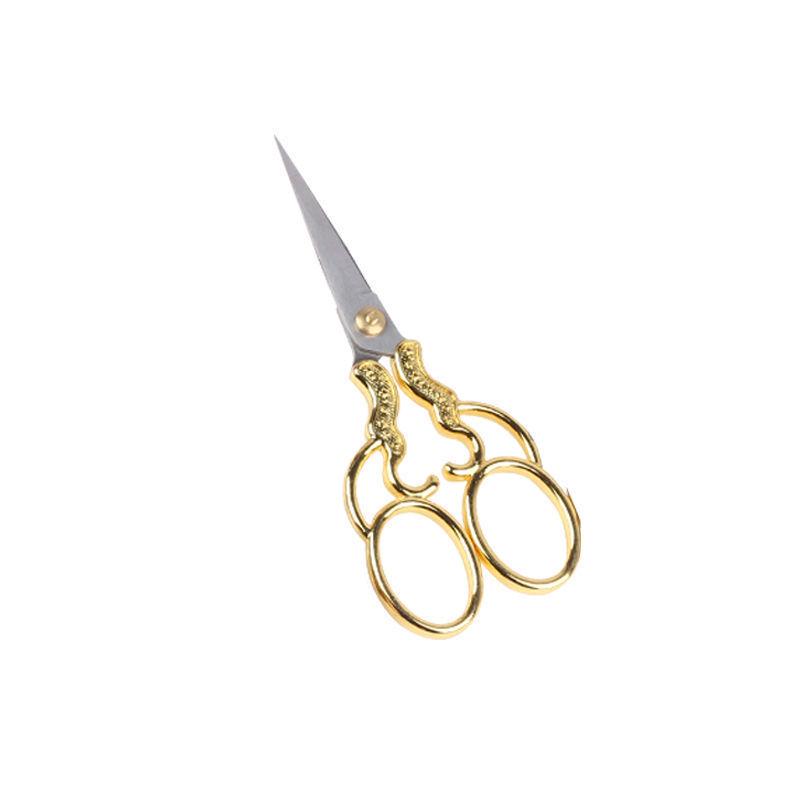 Retro Alloy Embroidery & Craft Scissors for Cross Stitch, Manicure, Paper Cutting, Eyelash Trimming & Thread Ends