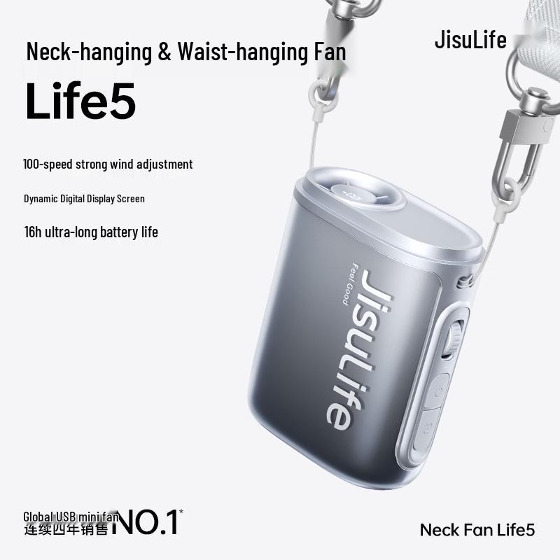 Jisulife Portable Waist and Neck Fan