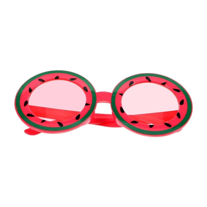 Watermelon Shaped Unique Glasses For Costume Parties Role Play Accessories With Smooth Design Practical PC Eyewear
