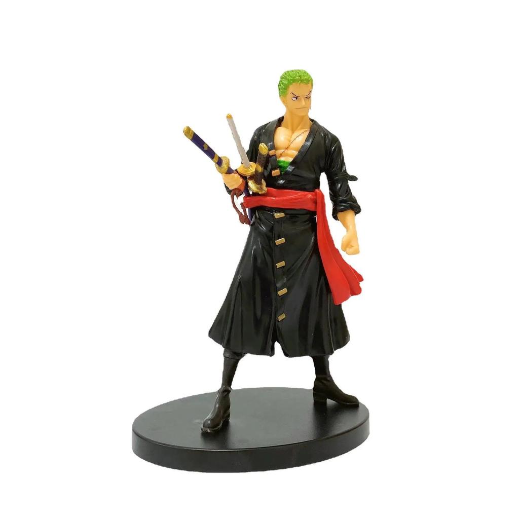 17CM Anime One Piece Roronoa Zoro Figure Art King Sauron Wano Country Anime Figure Toy Gift Set Action Figure Perfect Gift