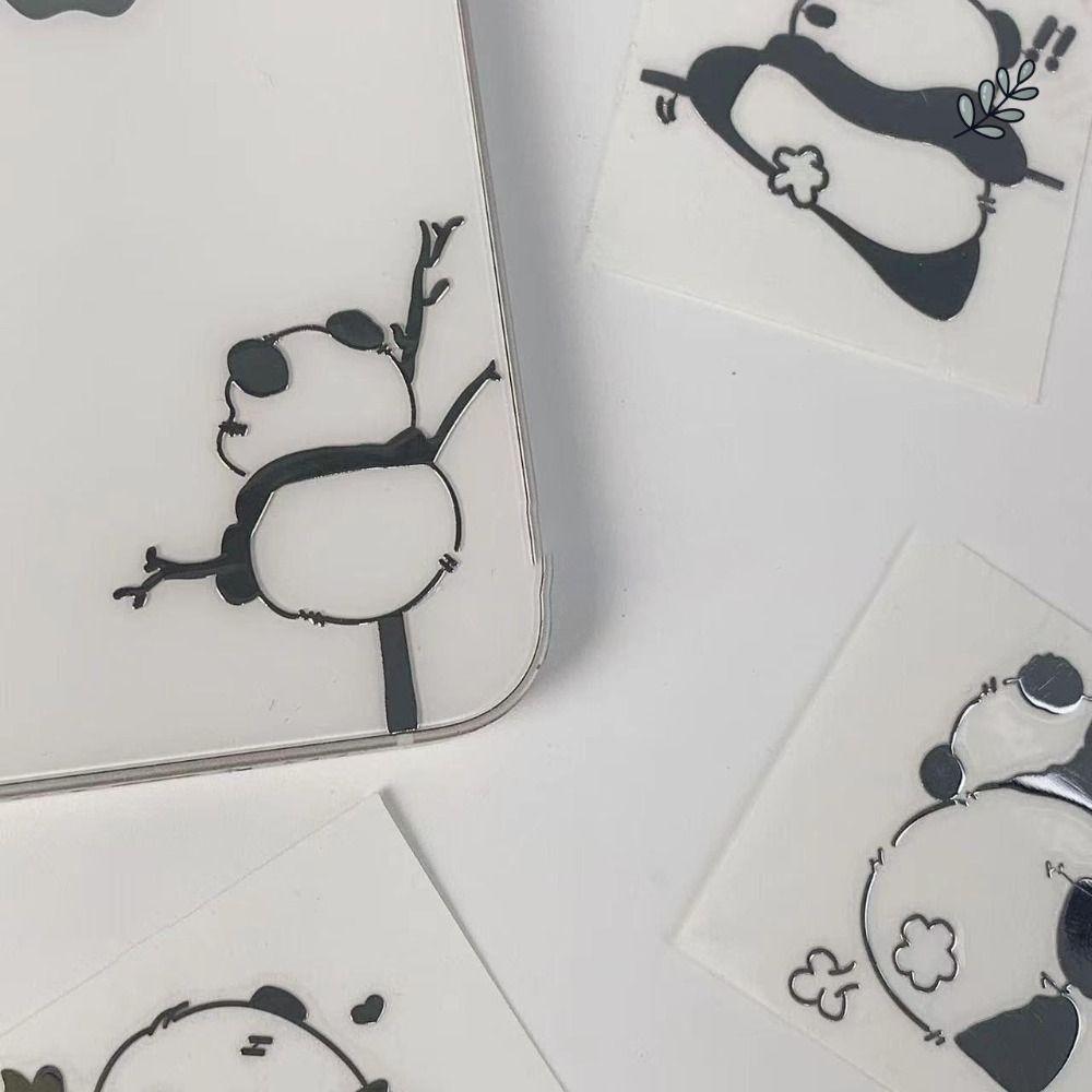 Cartoon Computer Metal Sticker Panda Planner Scrapbooking Fashion Diary Stickers  Laptop Computer