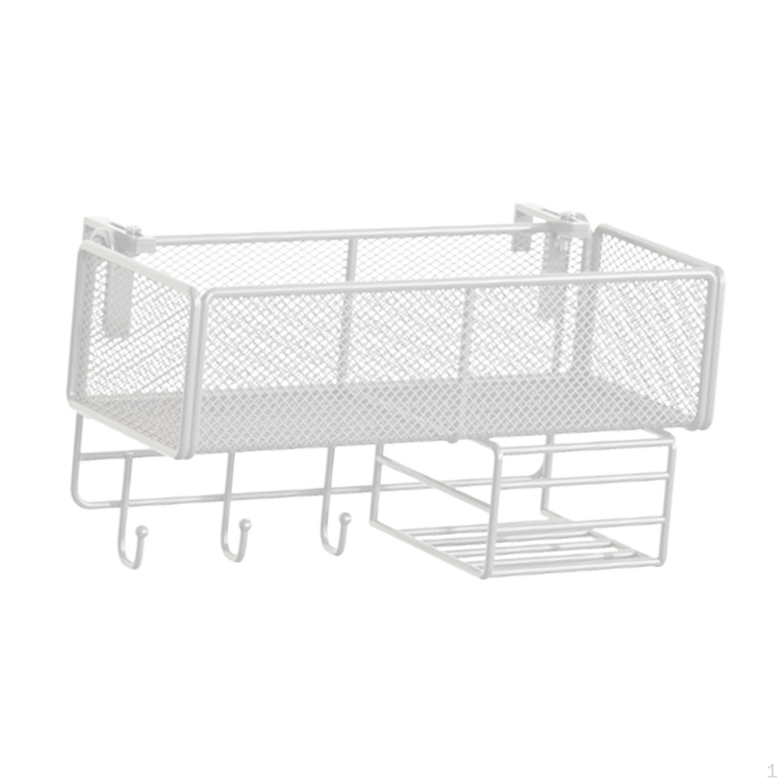 Прикроватная подвесная корзина для хранения, прикроватная полка, металлический органайзер, двухъярусная кровать