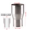 OD:2" 2.2'' 2.5'' 3'' Universal Stainless Steel Car Exhaust Reducer Connector Pipe Tube Adapter Intake Pipe Connection Joint