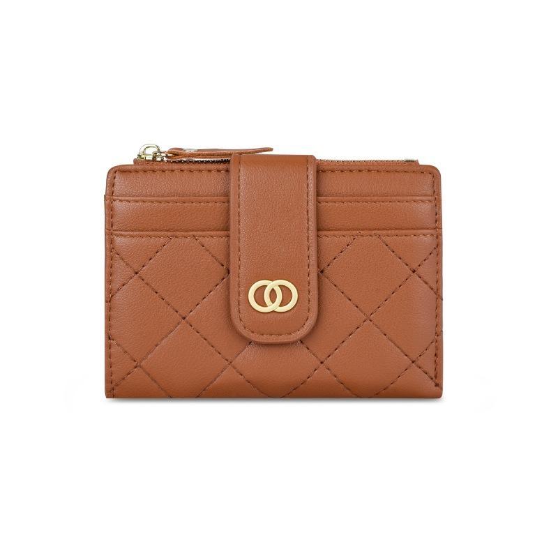 

Женская вышивальная нить многокарточное отделение сумка-кошелек женский кошелек современный простой стиль 12.5*9*1.8