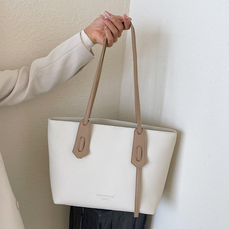 

Ретро Вместительная сумка для поездок Женская сумка через плечо Повседневная сумка-тоут бежевый