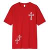 Ny 100% Bomull Högkvalitativ T-shirt Harajuku Sommar Hip Hop Herr Fitness Sport Rund Hals Topp