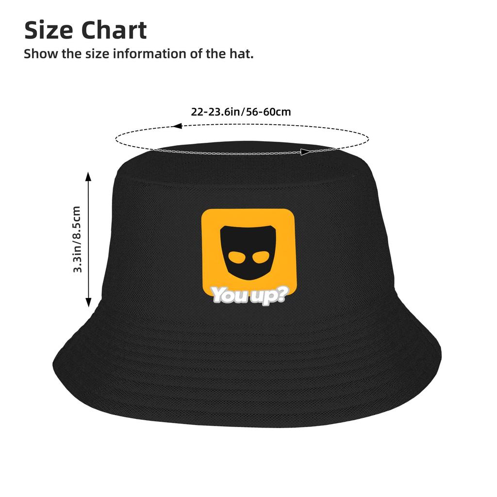 Du wach? Grindr Fischerhut Für Unisex Fischerhüte Klassische Angelkappen Persönlichkeit Hawaii Design Schirmmützen