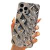 Luxury Shiny Diamond Electroplating Phone Case for iPhone 16 Pro Wristband Strap Mobile Phone Cases