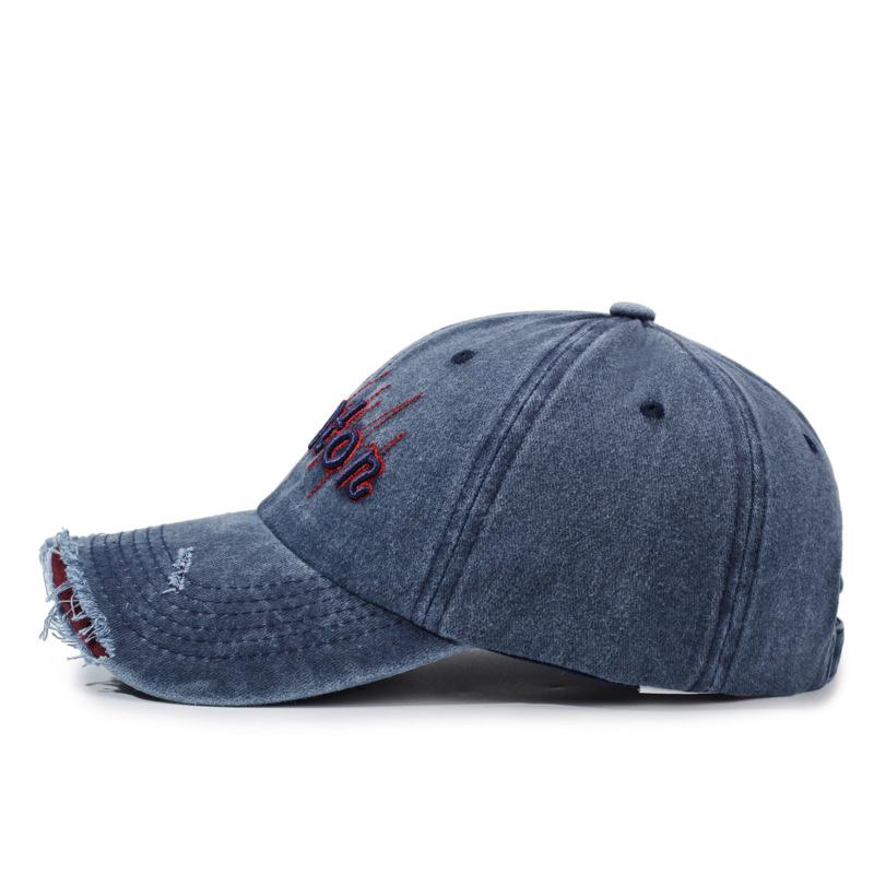 Casquette de baseball vintage pour homme Casquette brodée de lettres tridimensionnelles pour femme