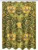 Waterproof Botanical Shower Curtain Green Yellow Floral Print Tropical Luxury Jungle Bathroom Curtain Home Decor Idea